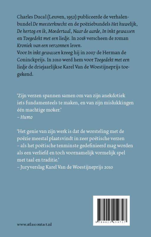 Achterkant van Alsof ik er haast ben
