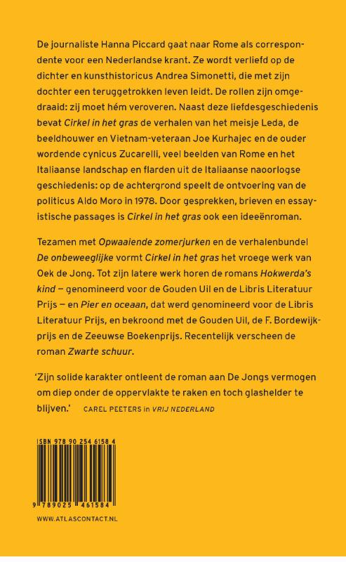 Achterkant van Cirkel in het gras