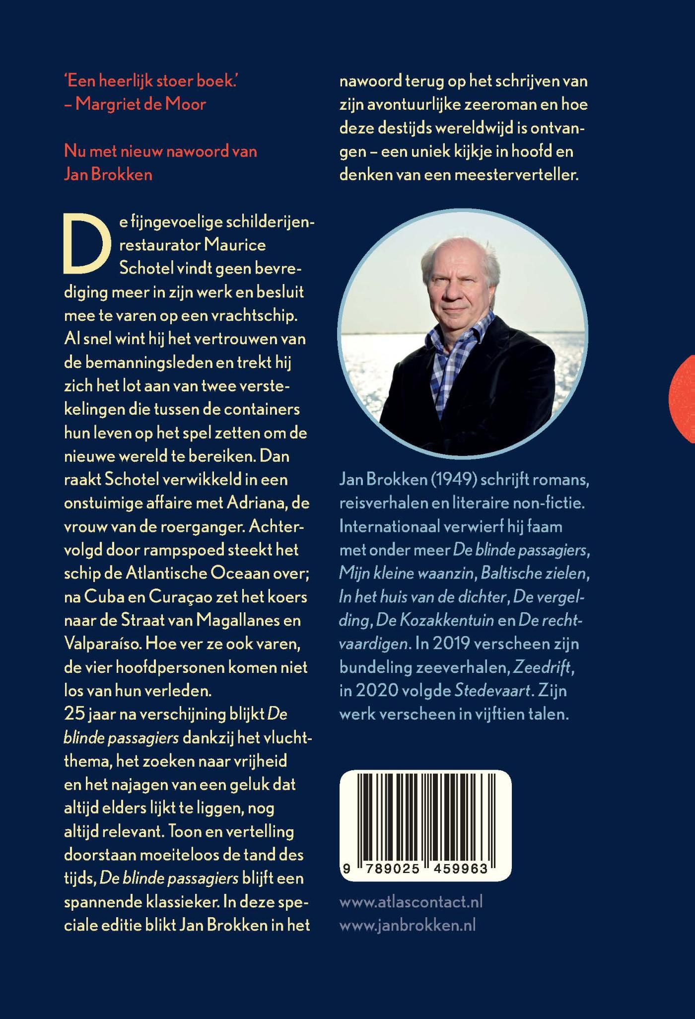 Achterkant van De blinde passagiers