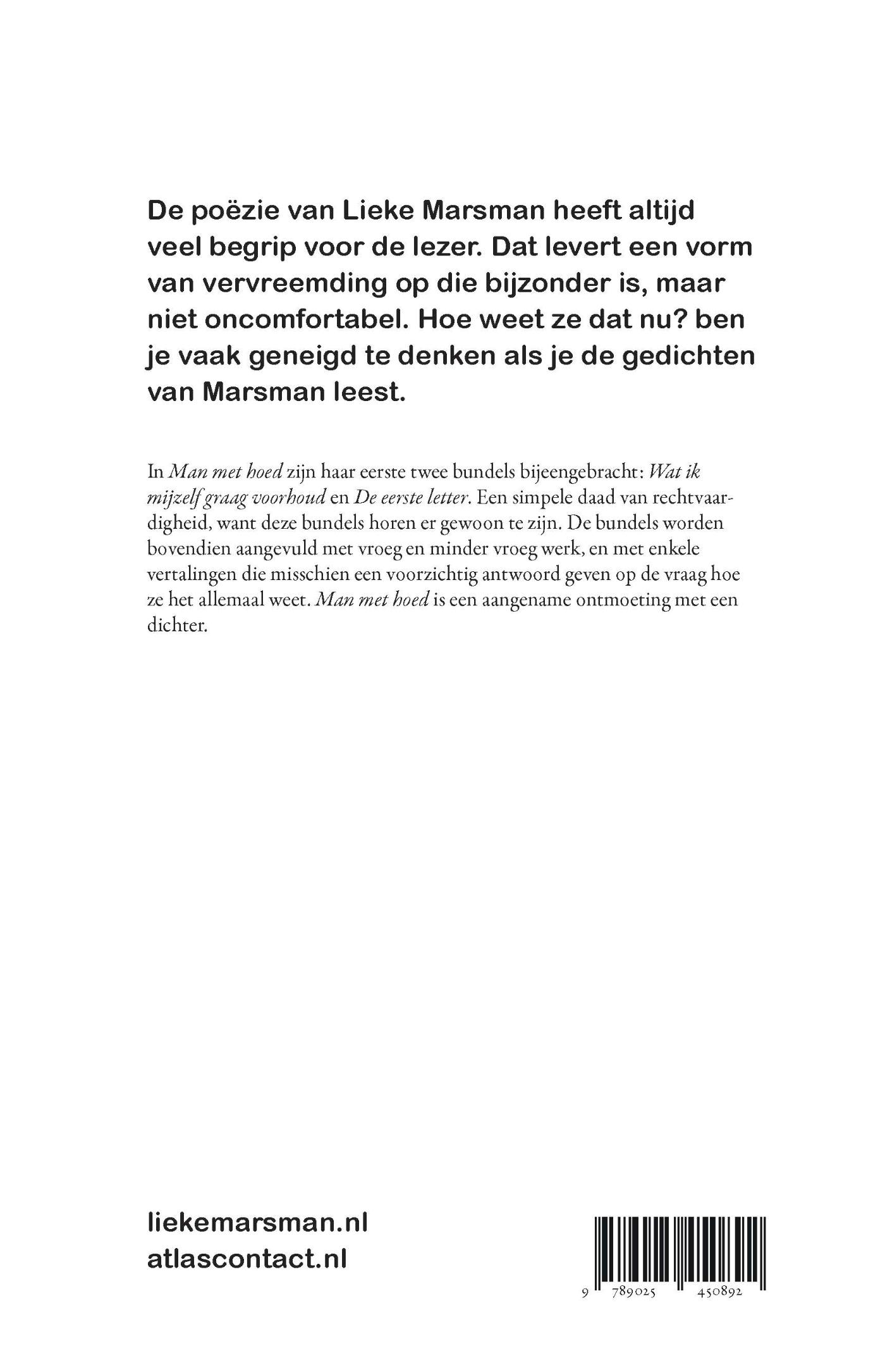 Achterkant van Man met hoed
