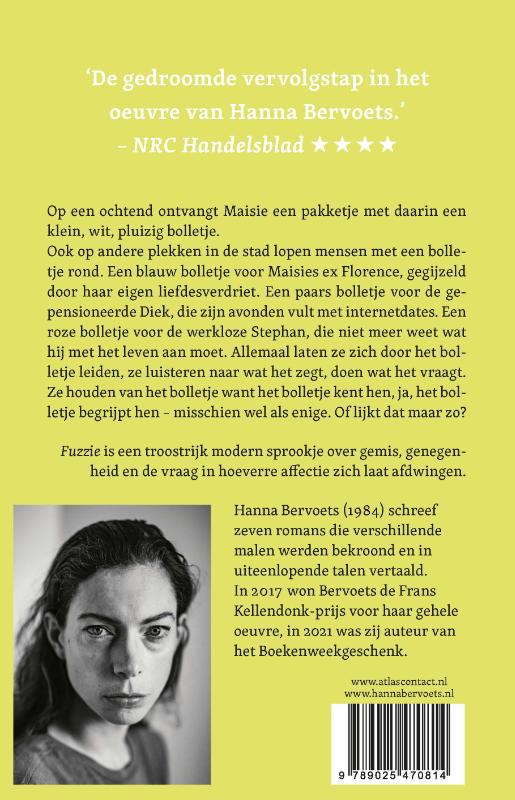 Achterkant van Fuzzie