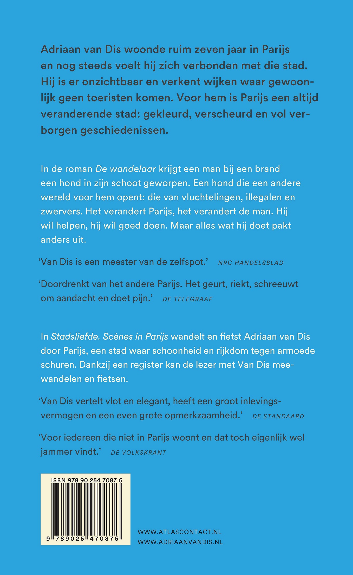 Achterkant van De Parijsboeken