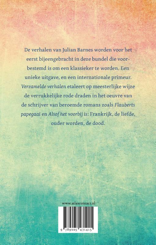 Achterkant van Verzamelde verhalen