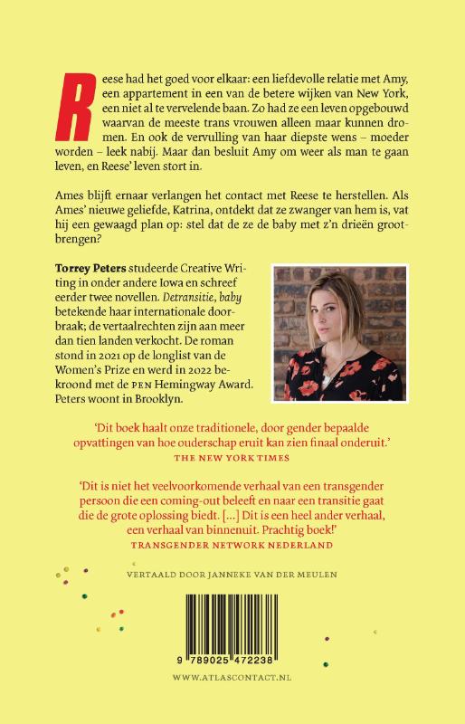 Achterkant van Detransitie, baby