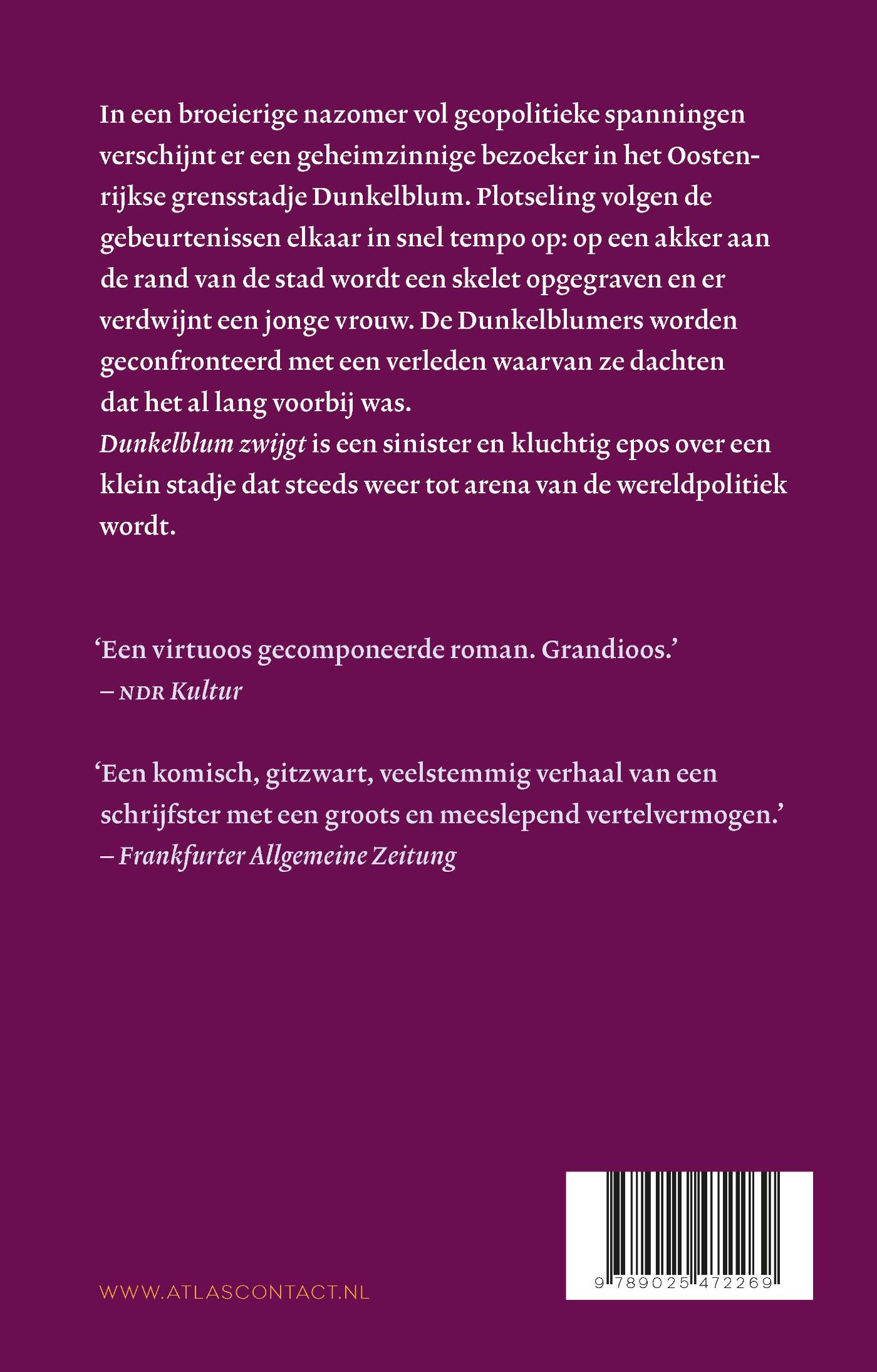 Achterkant van Dunkelblum zwijgt