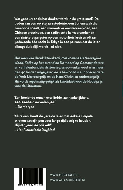 Achterkant van After Dark