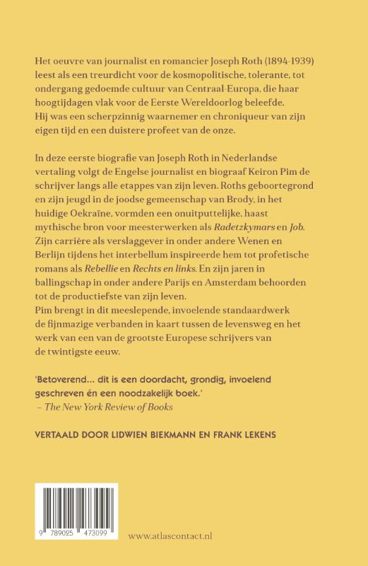 Achterkant van Eindeloze vlucht