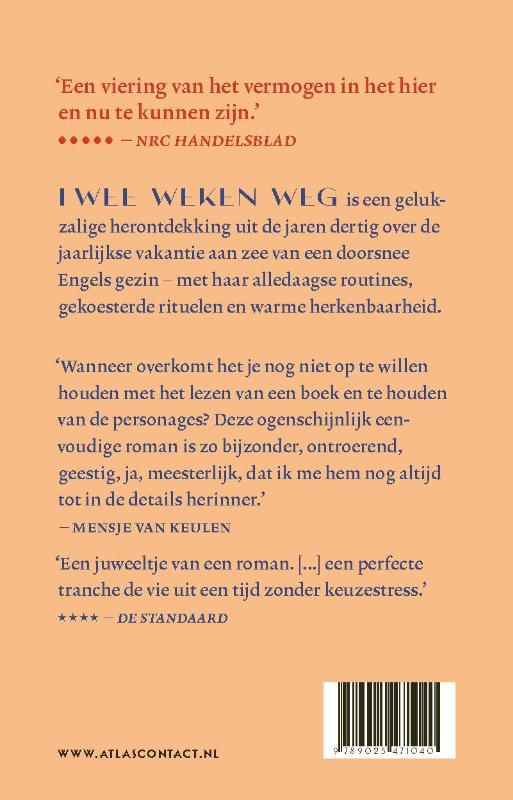 Achterkant van Twee weken weg