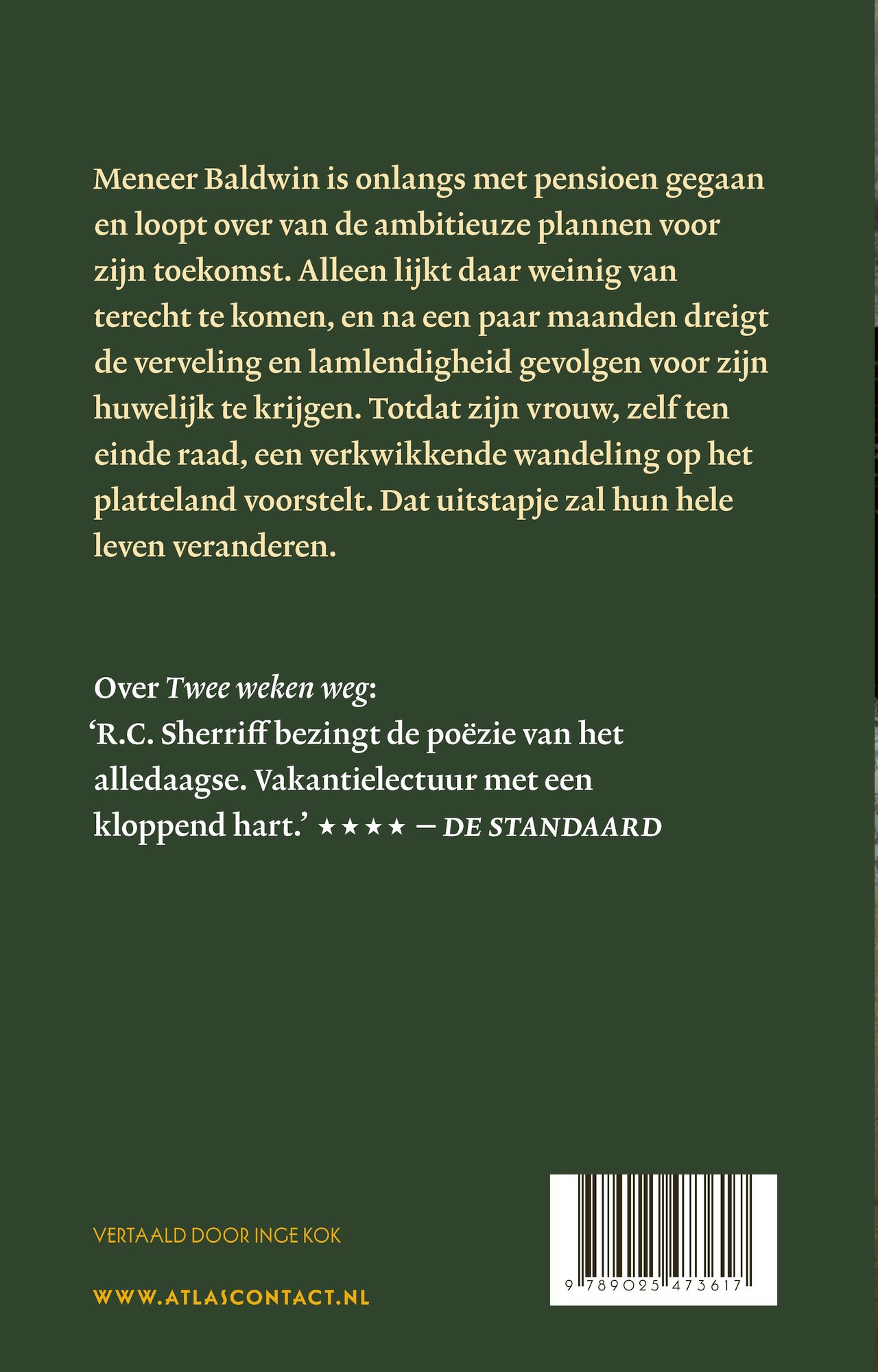 Achterkant van Een tweede leven