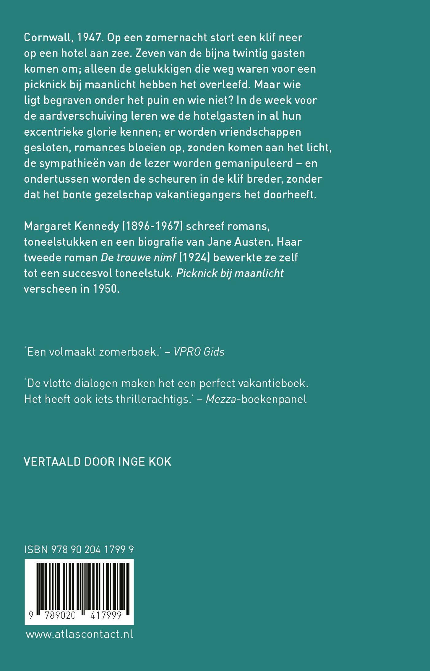 Achterkant van Picknick bij maanlicht