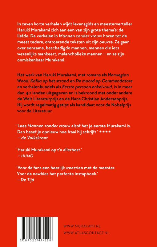 Achterkant van Mannen zonder vrouw