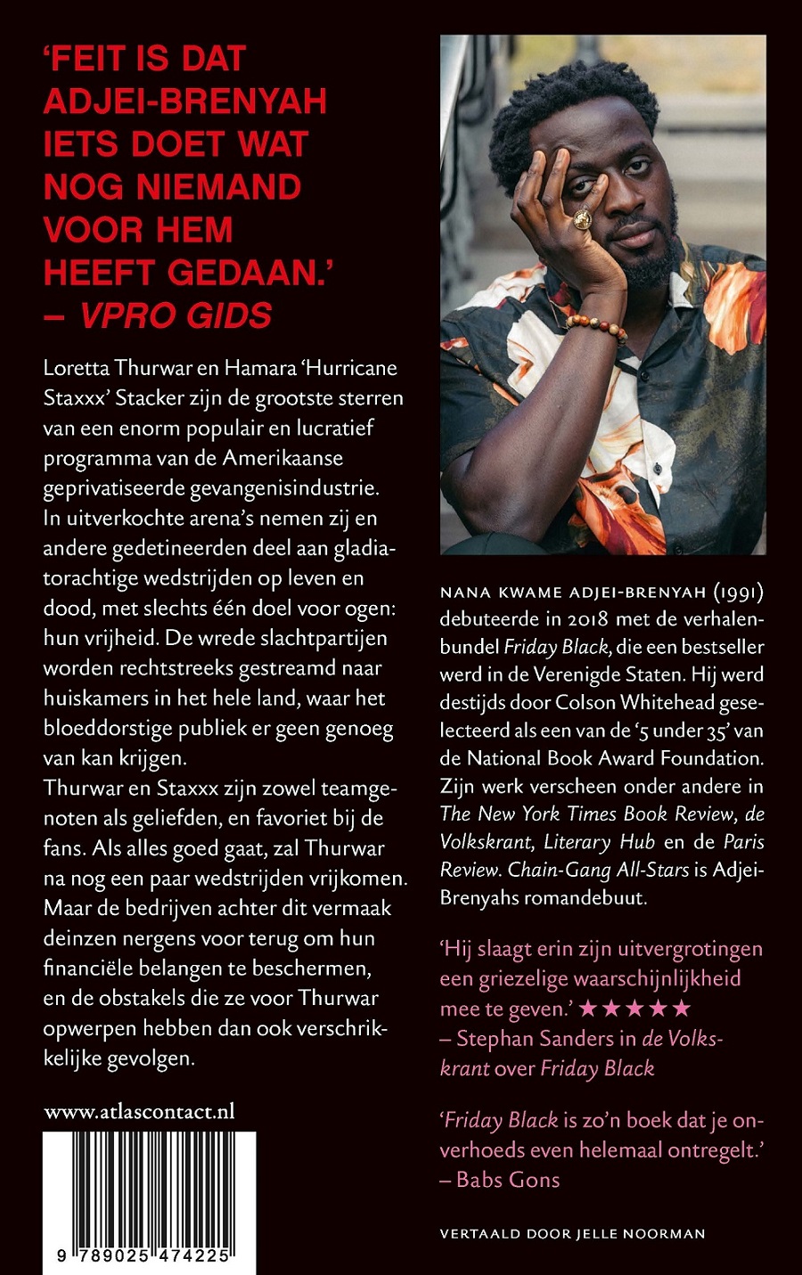 Achterkant van Chain Gang All Stars