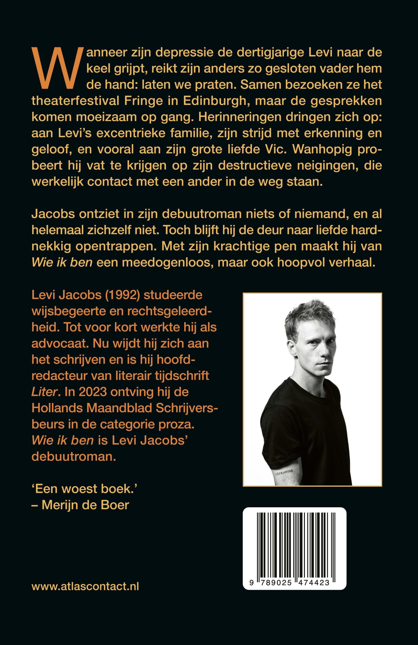 Achterkant van Wie ik ben