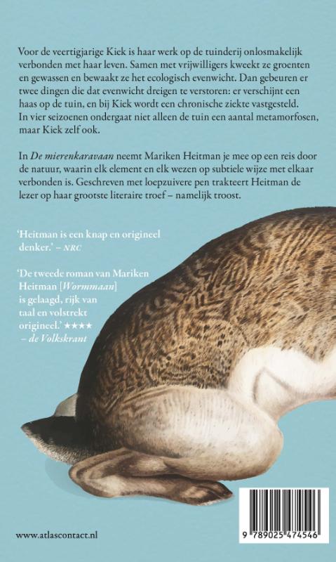 Achterkant van De mierenkaravaan