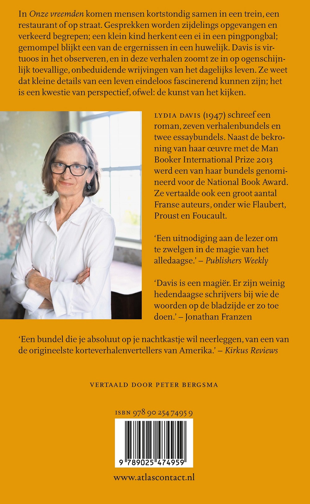 Achterkant van Onze vreemden