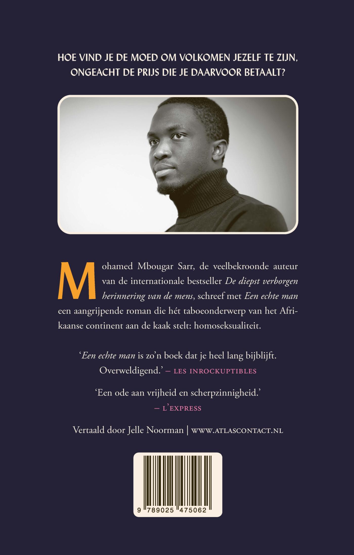 Achterkant van Een echte man