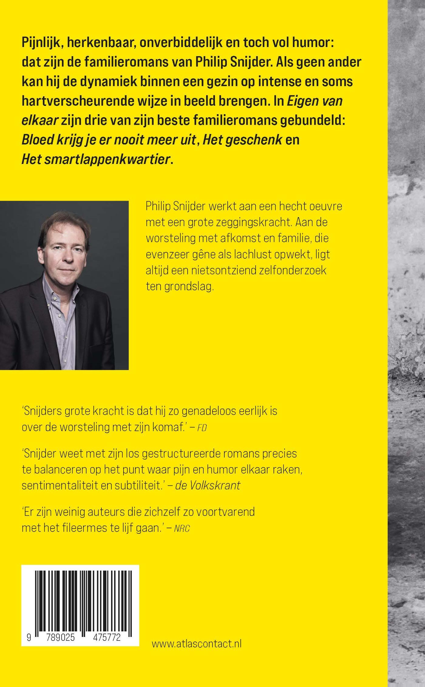 Achterkant van Eigen van elkaar