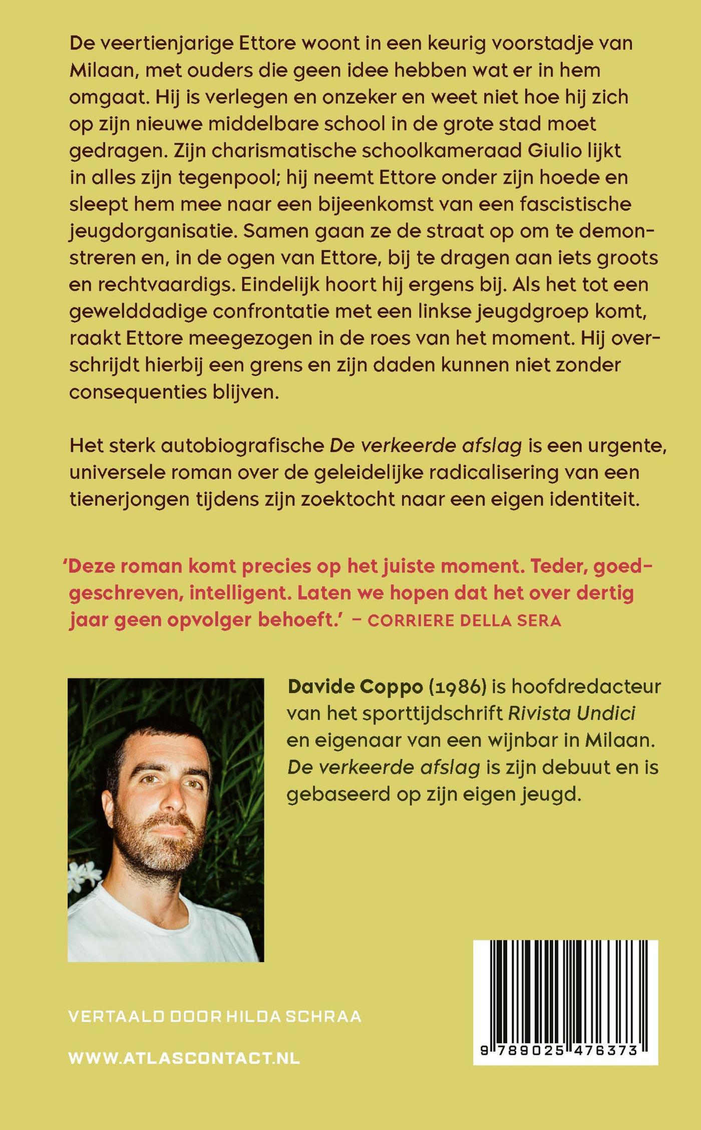 Achterkant van De verkeerde afslag