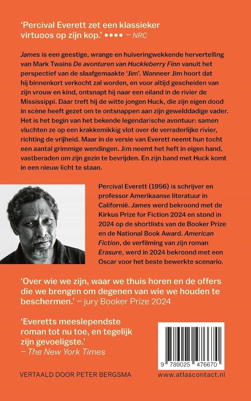 Achterkant van James