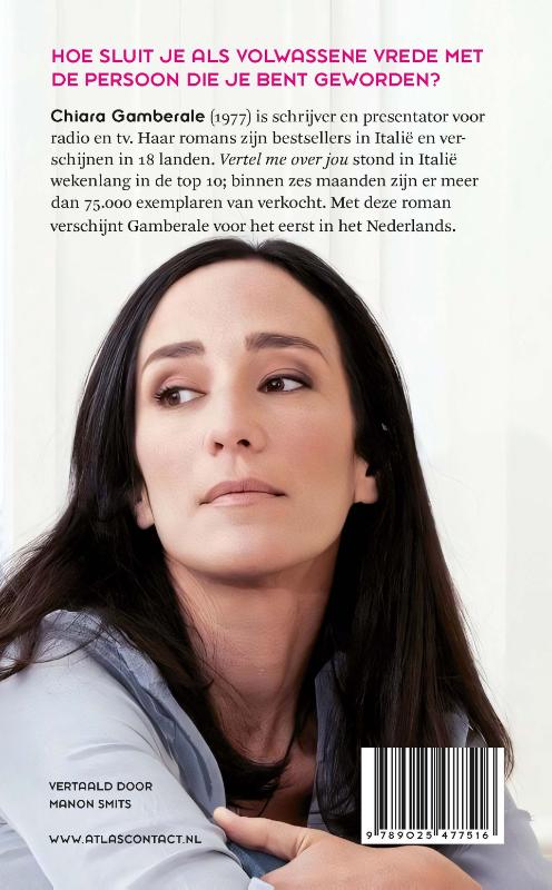 Achterkant van Vertel me over jou