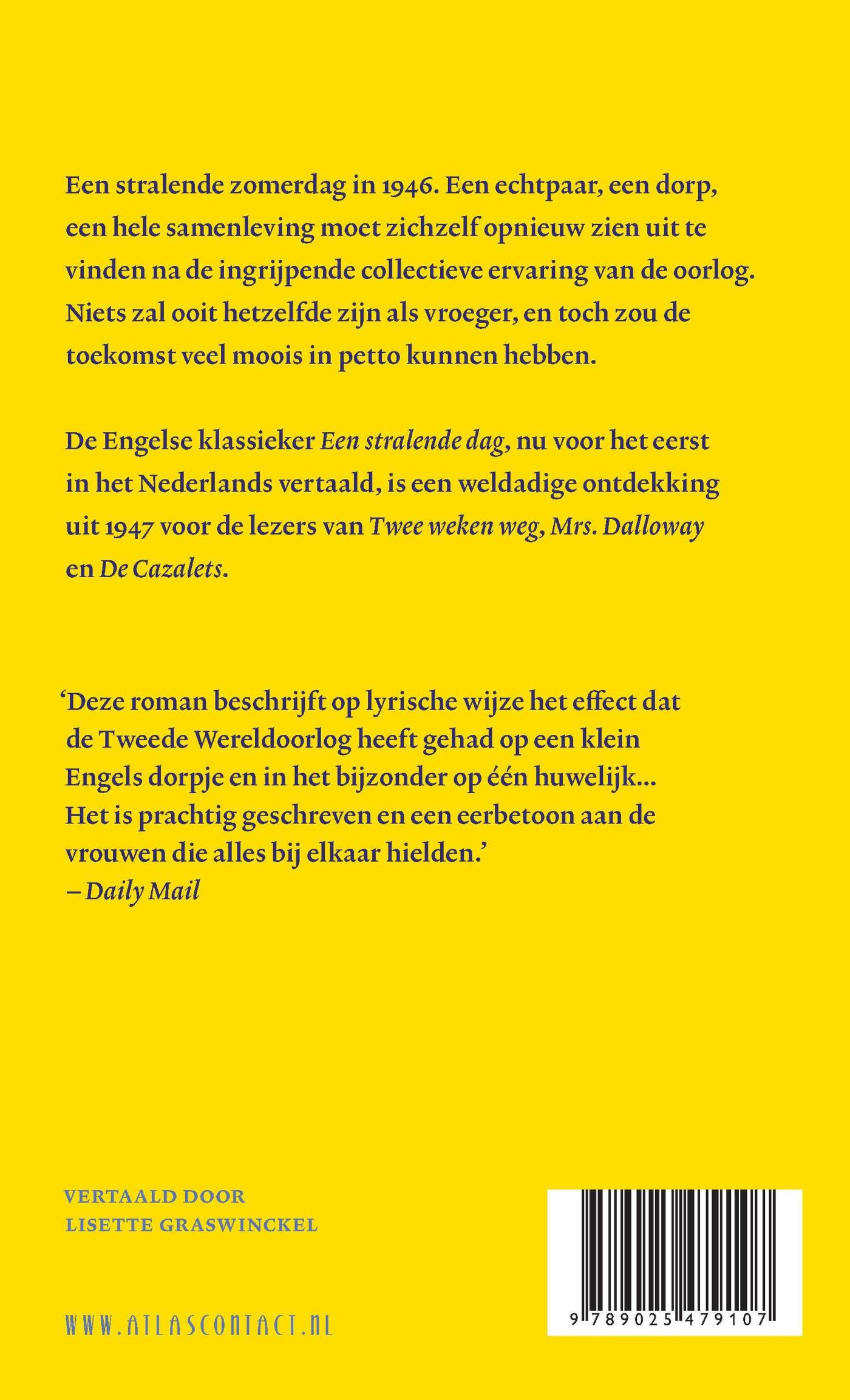 Achterkant van Een stralende dag