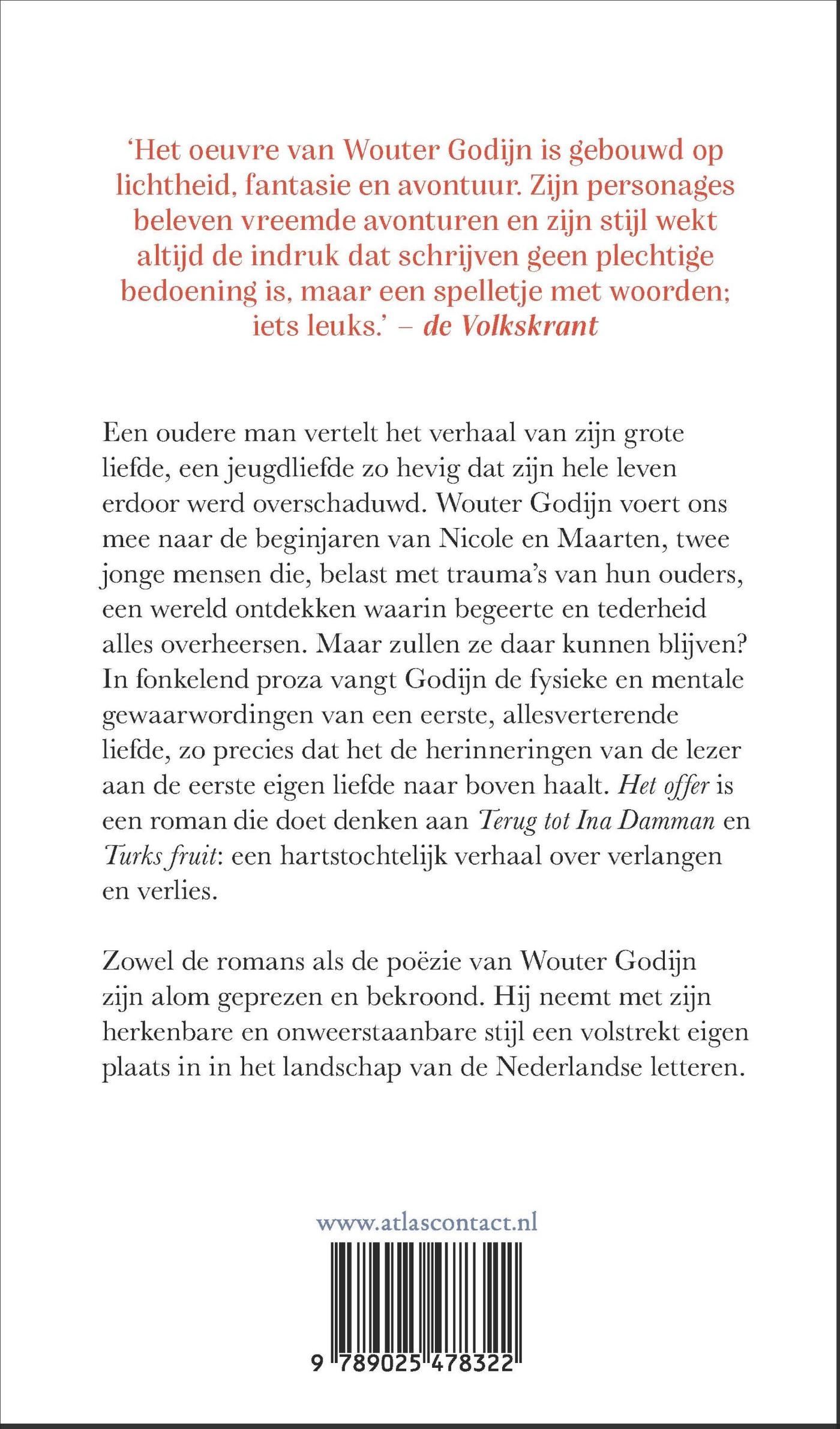 Achterkant van Het offer