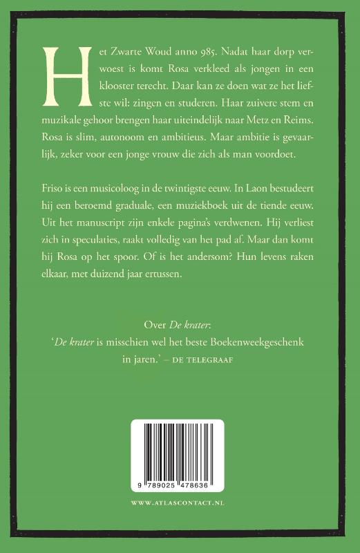 Achterkant van Het Lied van Rosa