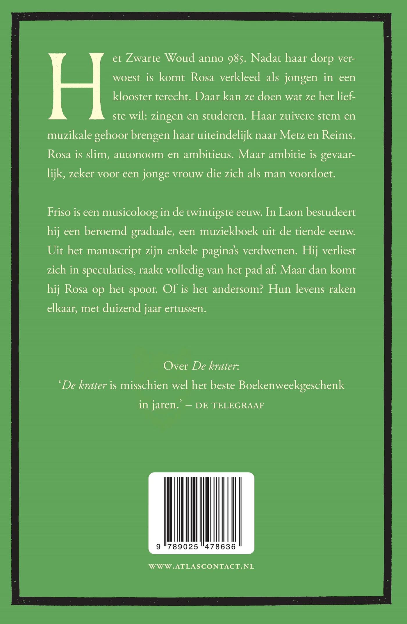 Achterkant van Het Lied van Rosa