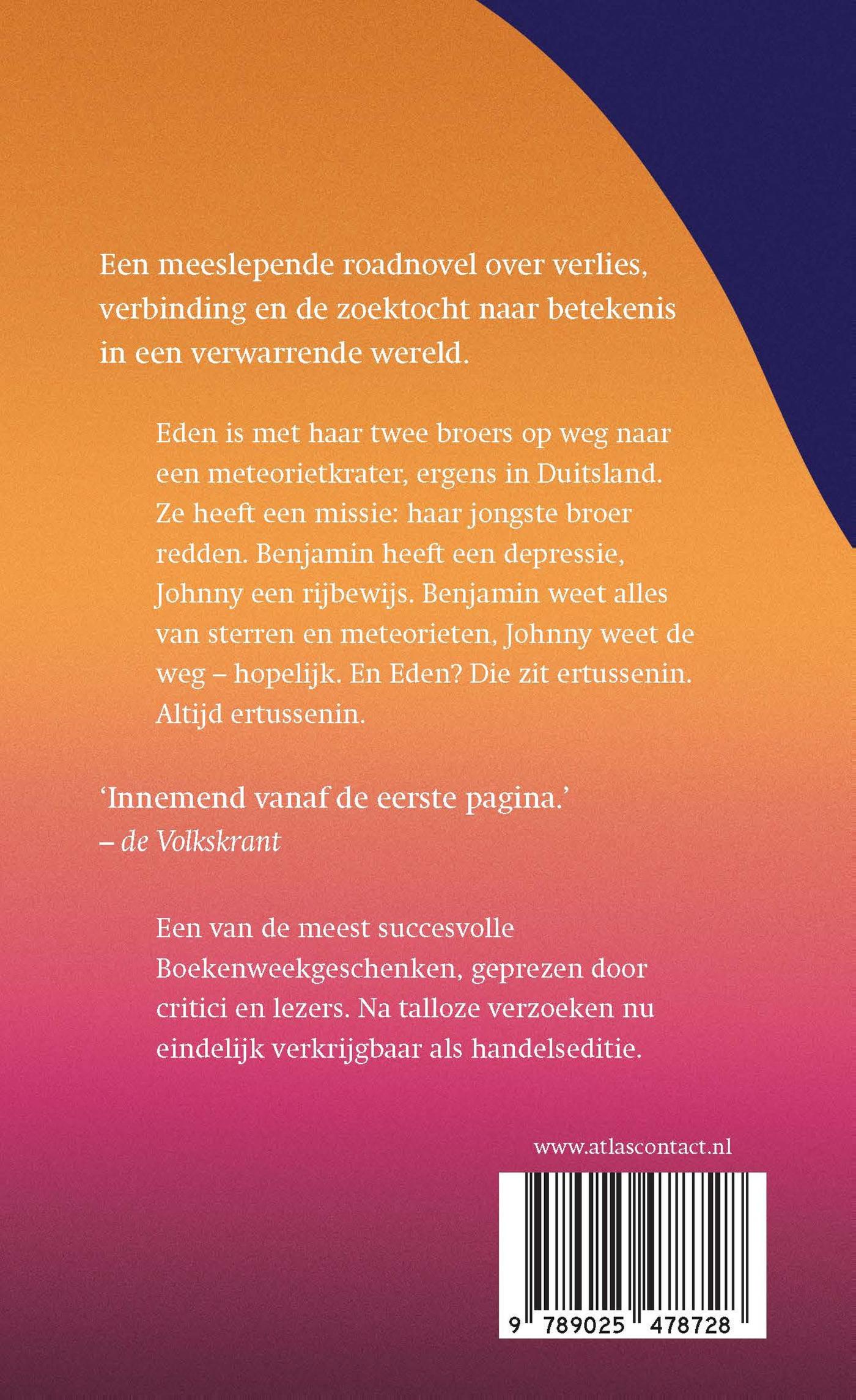 Achterkant van De krater
