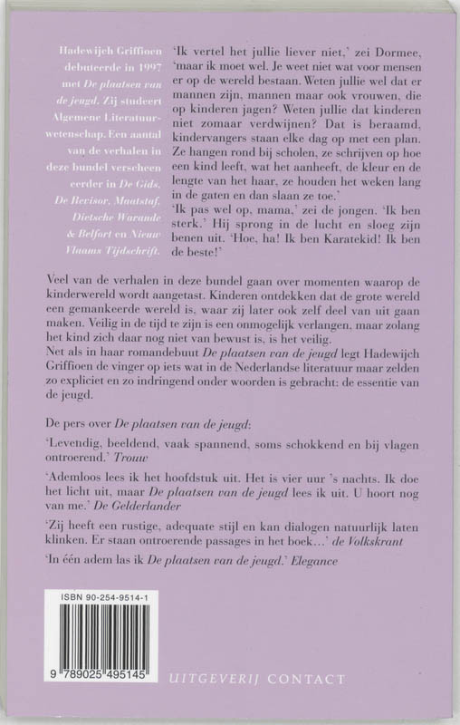 Achterkant van Veilig in de tijd