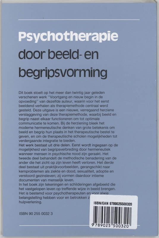 Achterkant van Psychotherapie door beeld- en begripsvorming