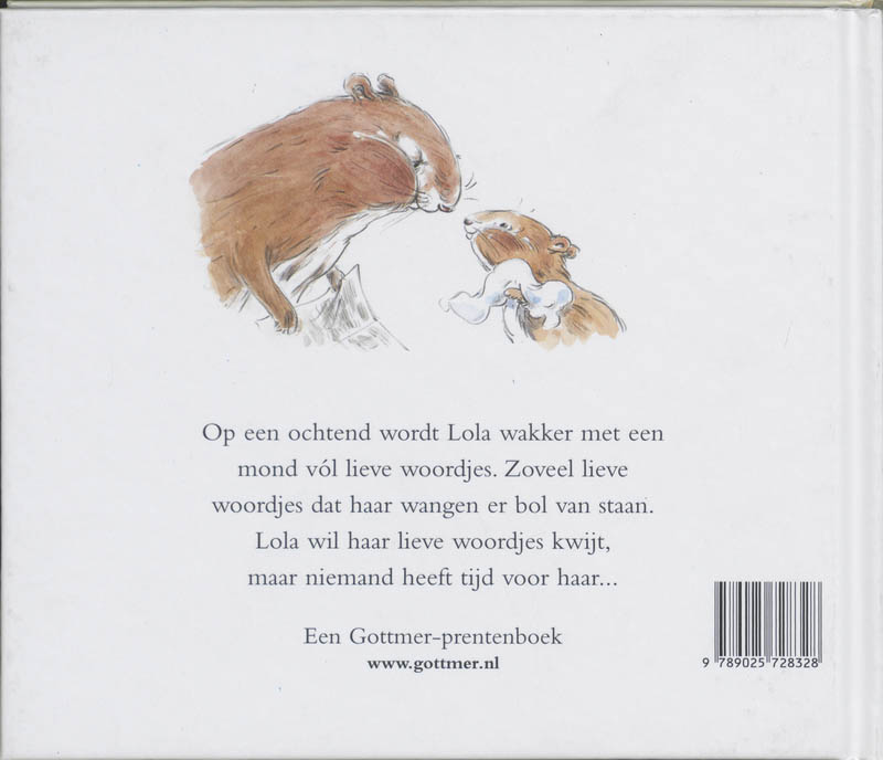 Achterkant van Lieve woordjes