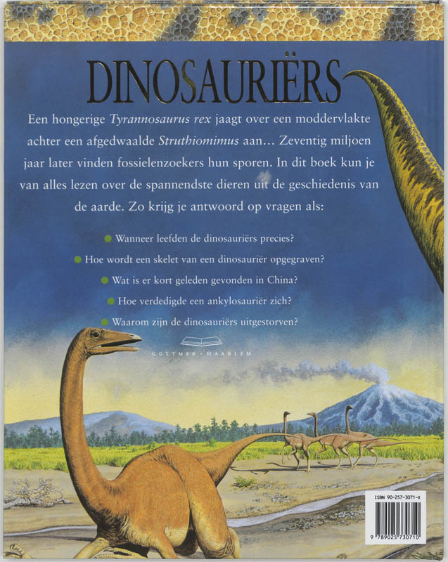 Achterkant van Het beste boek over dinosauriers