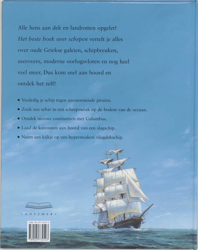 Achterkant van Het beste boek over schepen