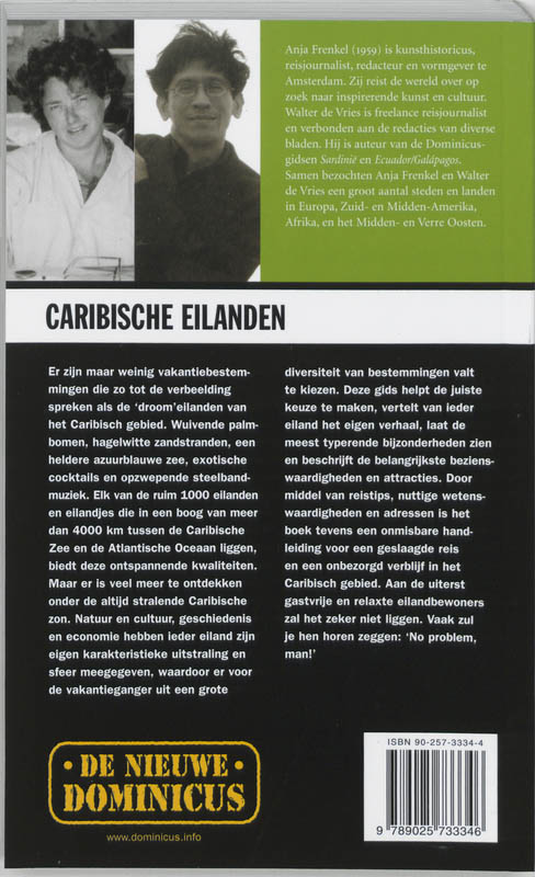 Achterkant van Caribische eilanden