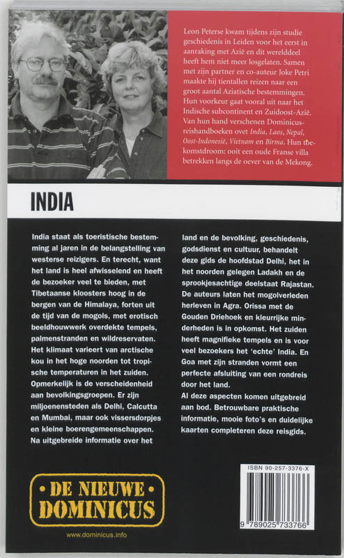 Achterkant van India