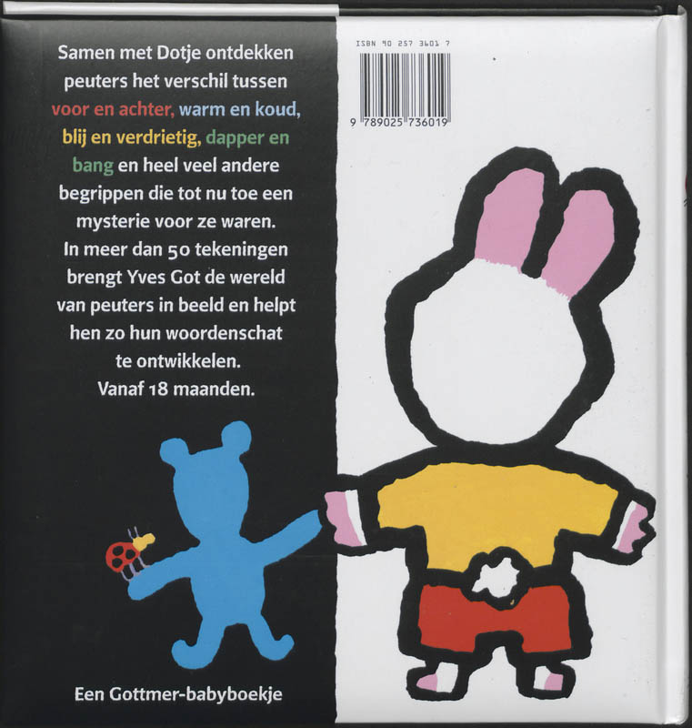 Achterkant van Lieve Dotje, stoute Dotje