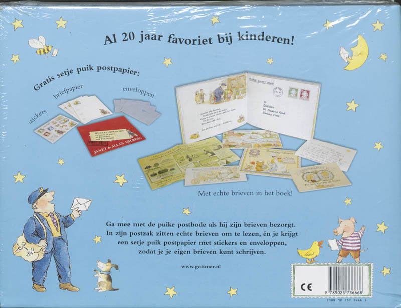 Achterkant van De puike postbode, of briefgeheimpjes