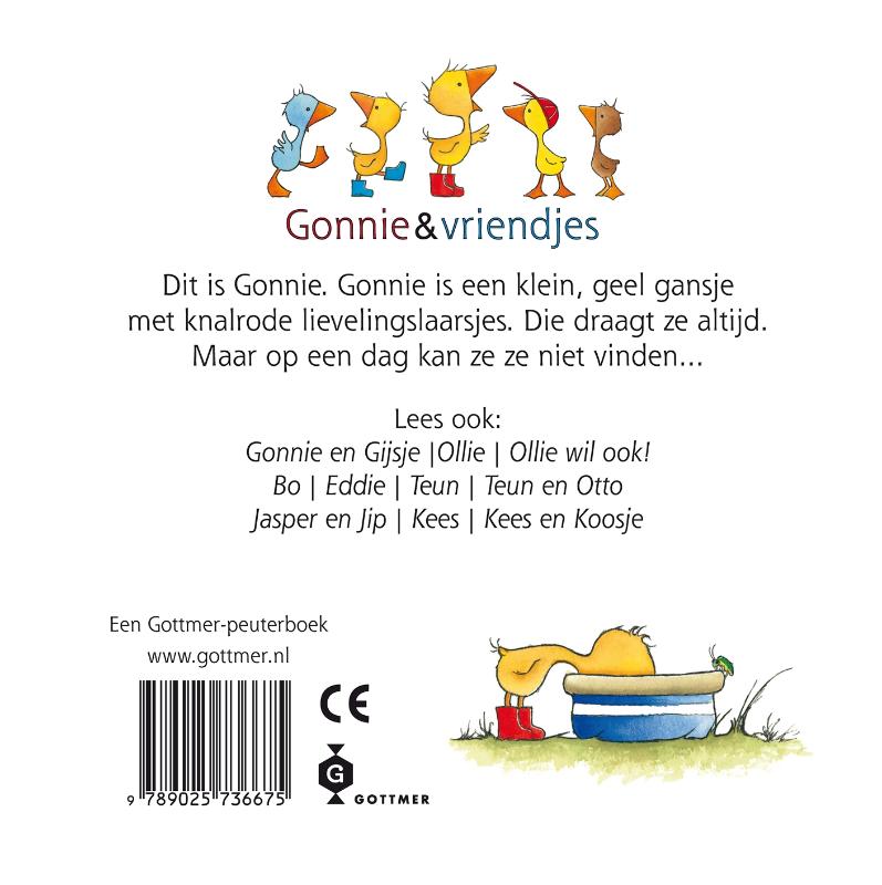 Achterkant van Gonnie