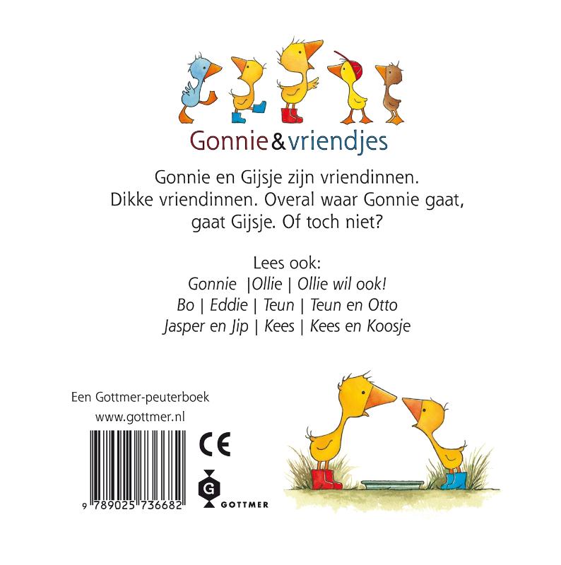 Achterkant van Gonnie en Gijsje