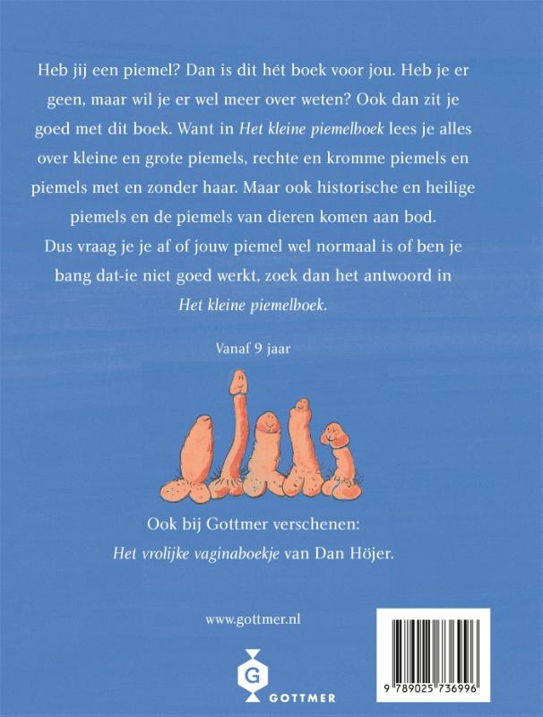 Achterkant van Het kleine piemelboek
