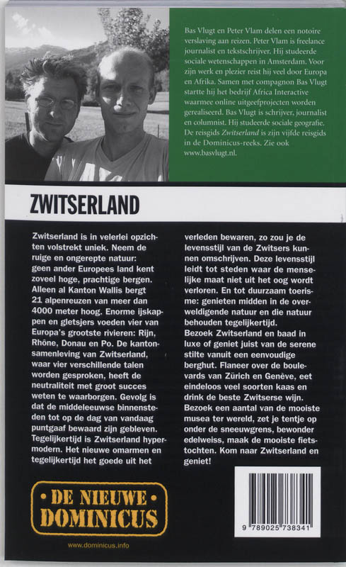 Achterkant van Zwitserland