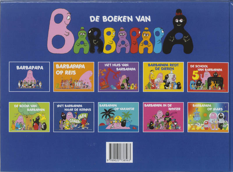 Achterkant van Barbapapa