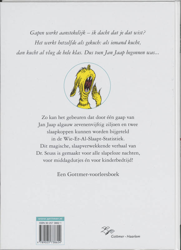 Achterkant van Het slaapboek