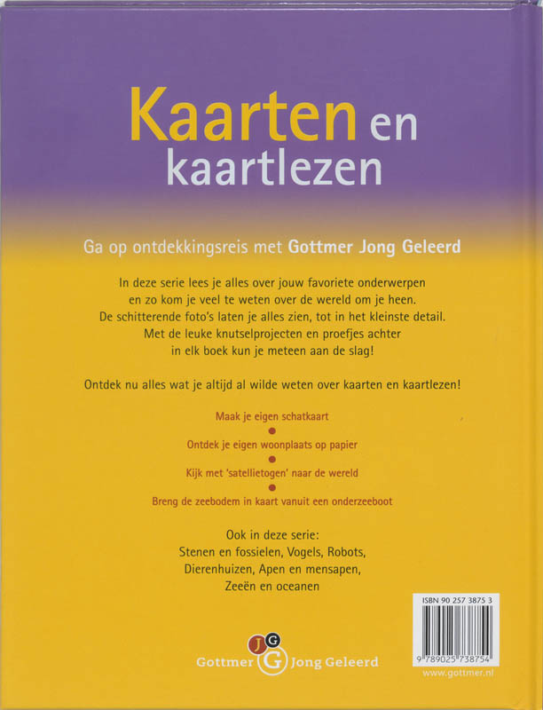 Achterkant van Kaarten en kaartlezen
