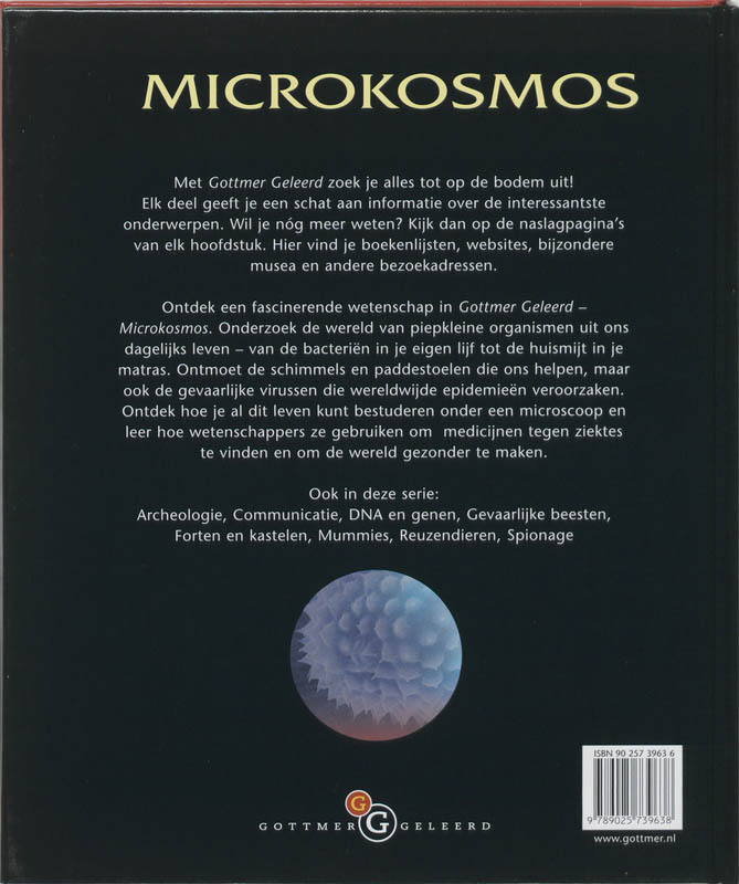 Achterkant van Microkosmos