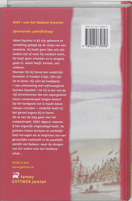 Achterkant van 1 Budaan - kwartet