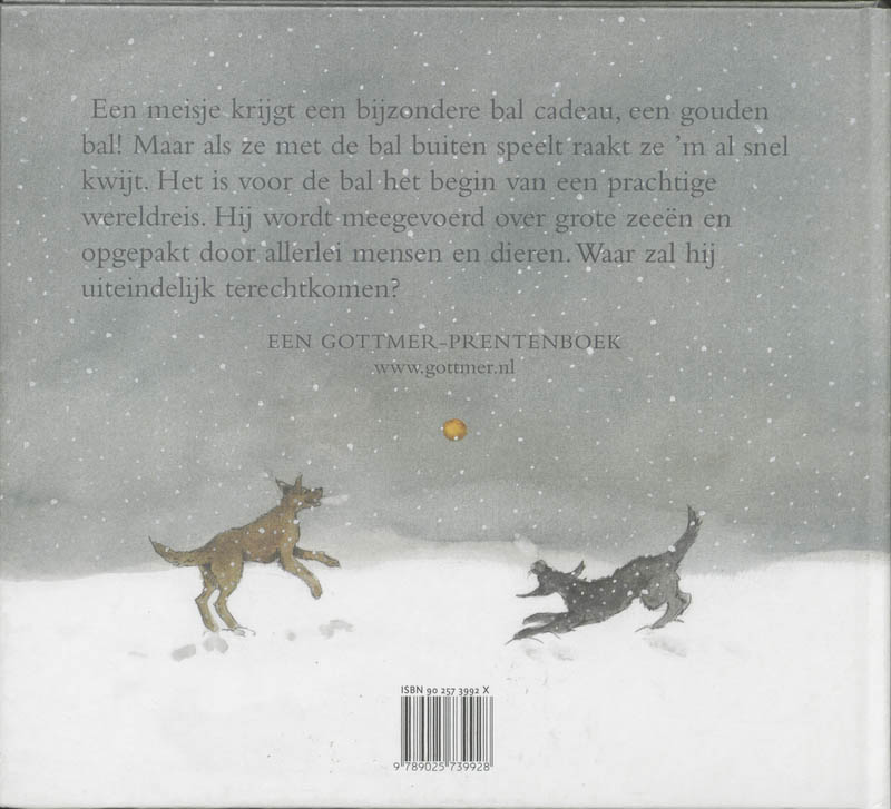 Achterkant van De gouden bal