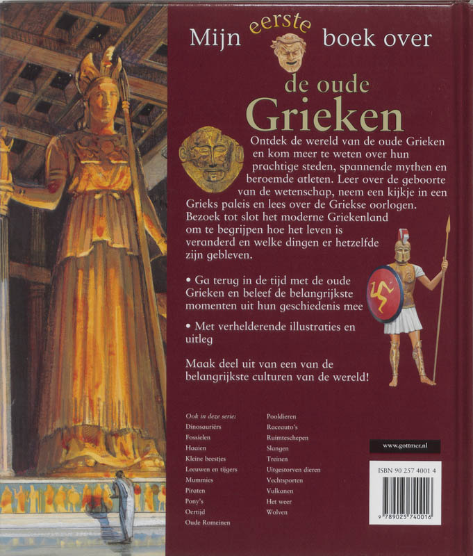 Achterkant van Mijn eerste boek over de oude Grieken