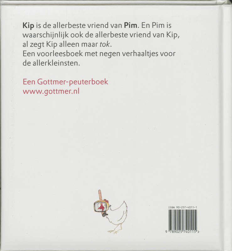 Achterkant van Kip en Pim